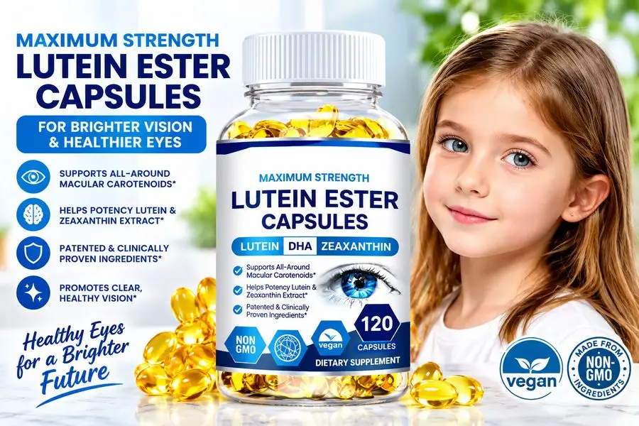Healthy eyes for a brighter tomorrow - Maximum Strength Lutein Ester Capsules