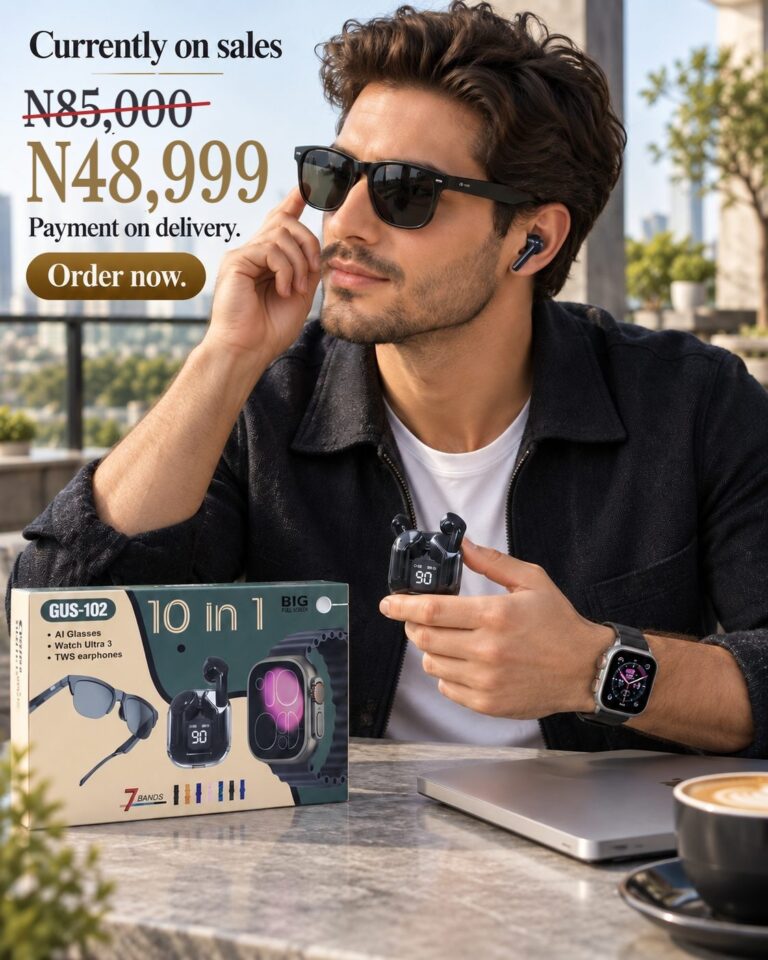 Smartwatch 10 in 1 now ₦48,999, order now, payment on delivery