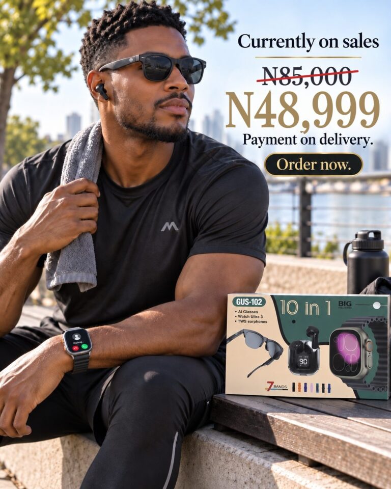 Smartwatch 10 in 1 now ₦48,999, order now, payment on delivery