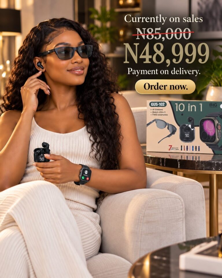 Smartwatch 10 in 1 now ₦48,999, order now, payment on delivery